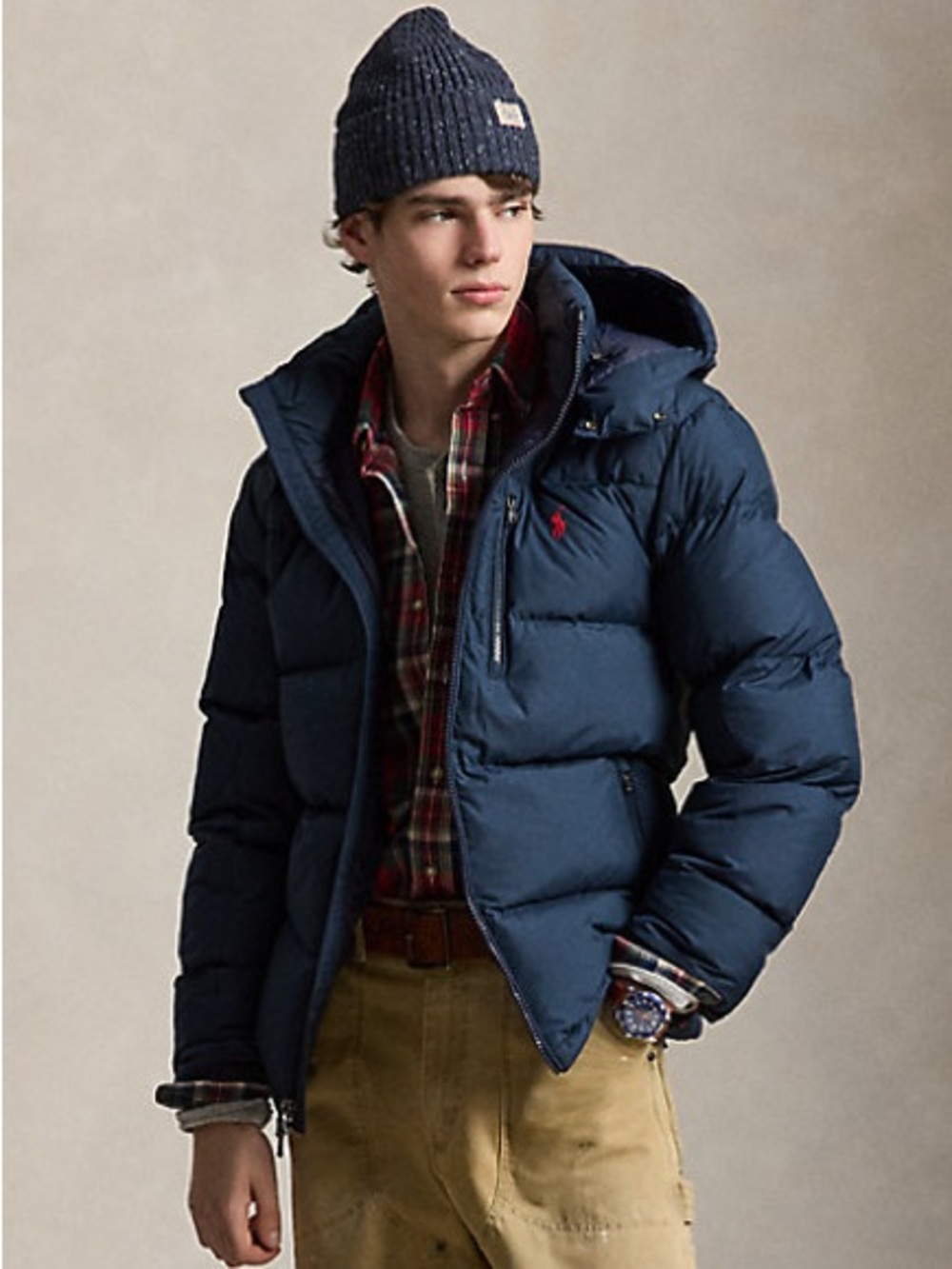 🔥🔥🔥 POLO RALPH LAUREN Navy 'The Gorham' Down Jacket size XXL